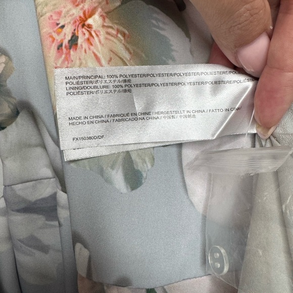 Finders Keepers Floral Mini Dress NWT | Pastel Blue | Size M - Picture 7 of 17